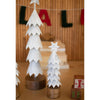 White Washed Metal Tree Tabletop Accent Set of 3