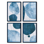 Abstract Ecliptic Print Wall Art Set of 4