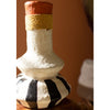 Black & White Paper Mache Vase