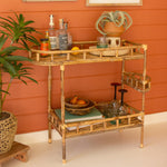 Cane Bar Cart