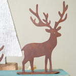 Reindeer Rustic Accent Set of 4