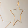 Antique Brass Hanging Christmas Star