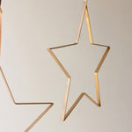 Antique Brass Hanging Christmas Star