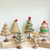 Felt Christmas Tree Set of 6