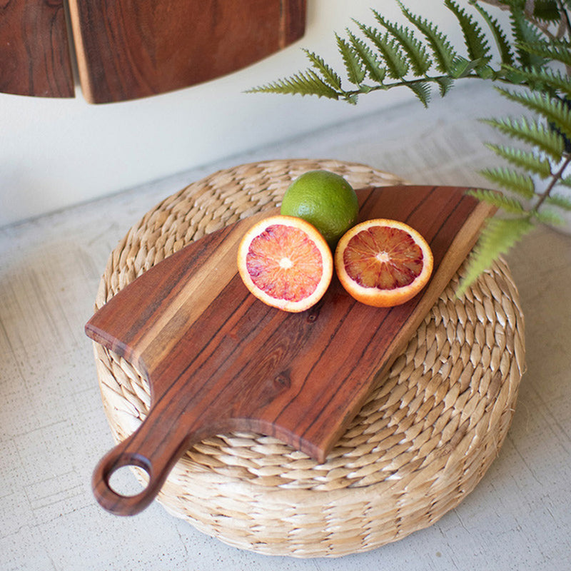 Hanging Acacia Wood Cutting Board Set