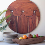 Hanging Acacia Wood Cutting Board Set