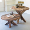 Recycled Wood Round Dining Table