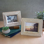 Recycled Wood Photo Frame Set of 2