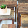 Recycled Wood Console Table Set of 9