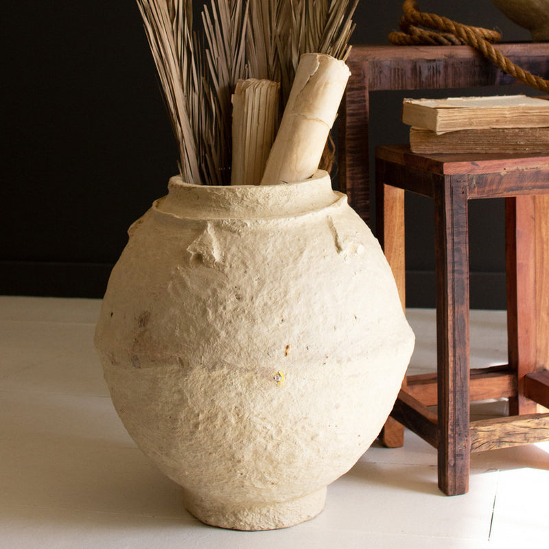 Paper Mache Urn