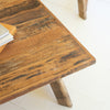 Square Recycled Wood Coffee Table