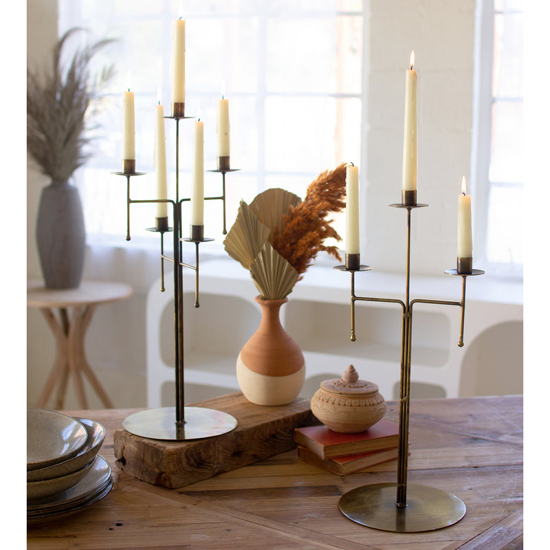 Tiered Tabletop Candelabra