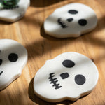 Skull Marble Coaster Set of 4