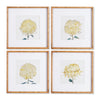 Chrysanthemum Print Wall Art Set of 4