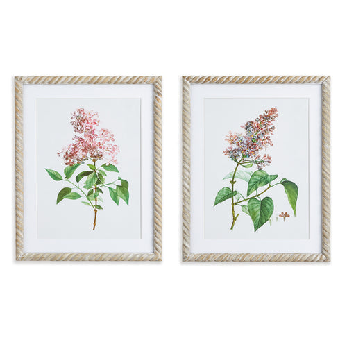 Lilac Cutting Print Wall Art Set of 2