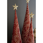 Gold Star Christmas Topiary Set of 3