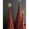 Gold Star Christmas Topiary Set of 3