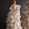 Cotton Tassel Christmas Trees Set of 2