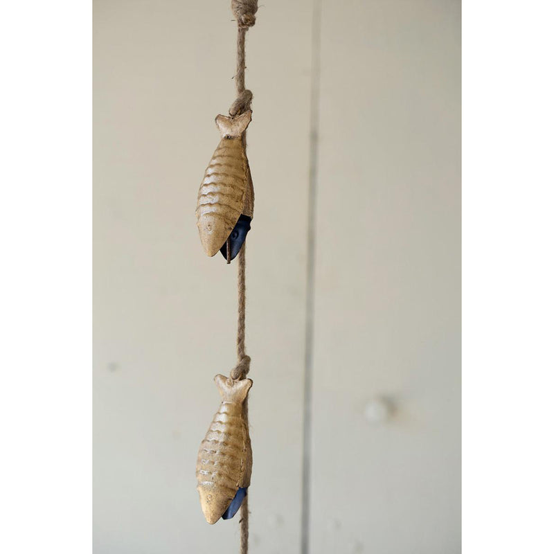 Fish Bell Cluster Garland Set of 2