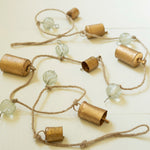 Bells and Glass Beads Garland