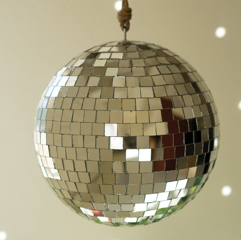 Glass Disco Ball Large Ornament