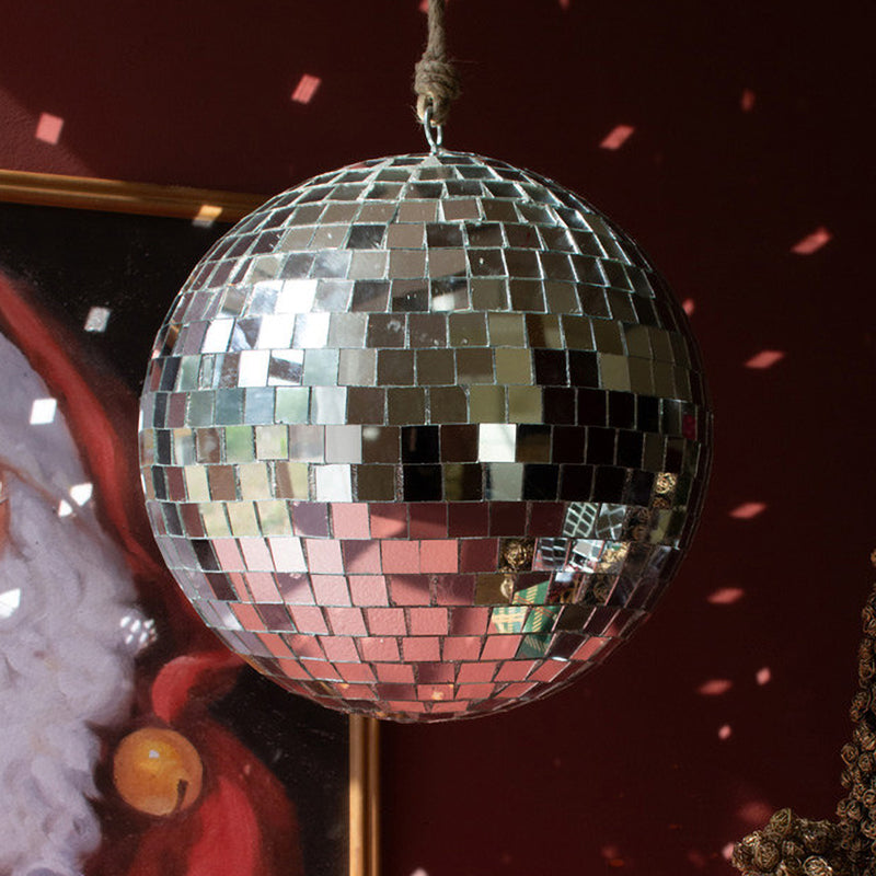 Glass Disco Ball Large Ornament