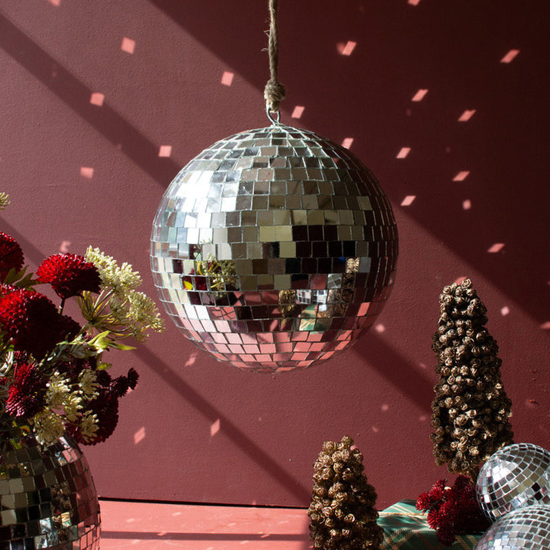 Glass Disco Ball Large Ornament