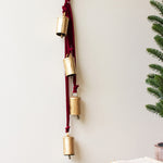 Christmas Bell Cluster with Velvet Rope