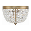 Crystorama Nola 2-Light Flush Ceiling Mount