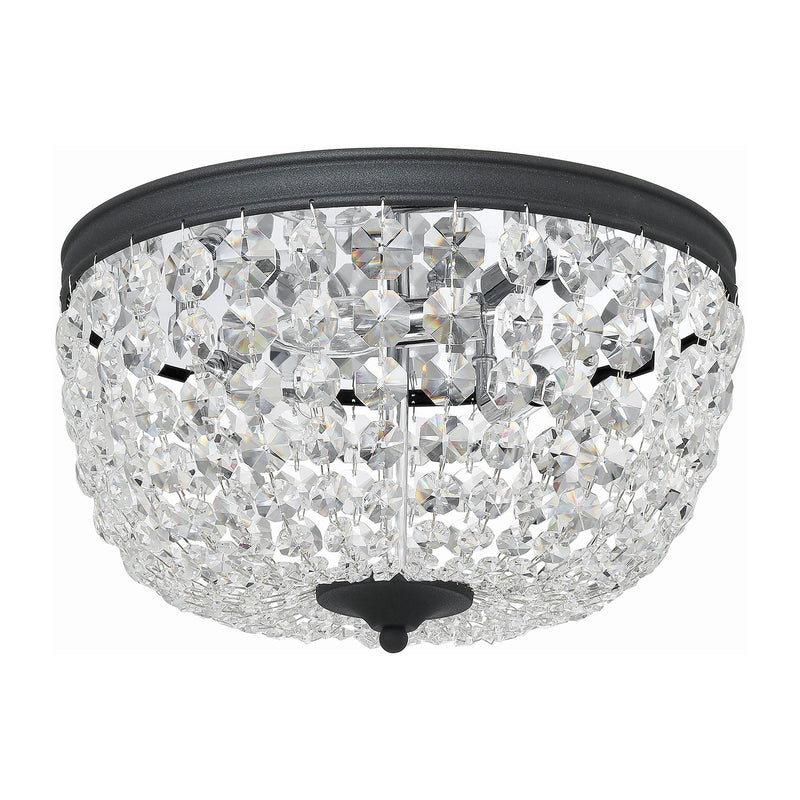 Crystorama Nola 3-Light Flush Ceiling Mount