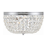 Crystorama Nola 3-Light Flush Ceiling Mount