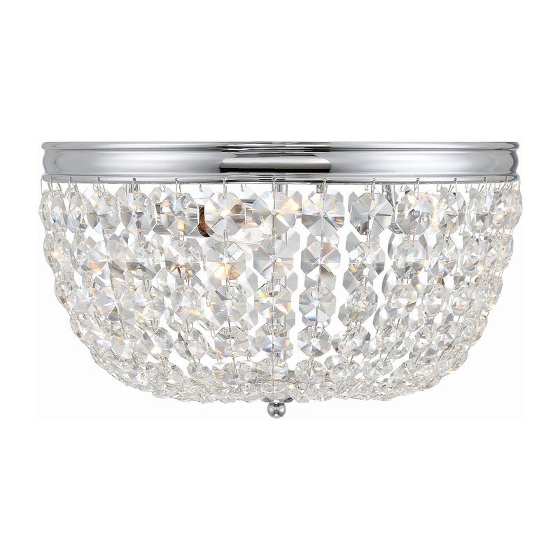 Crystorama Nola 3-Light Flush Ceiling Mount