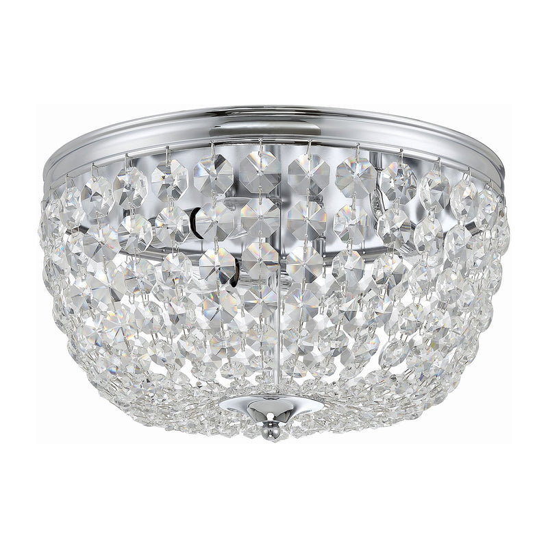 Crystorama Nola 3-Light Flush Ceiling Mount