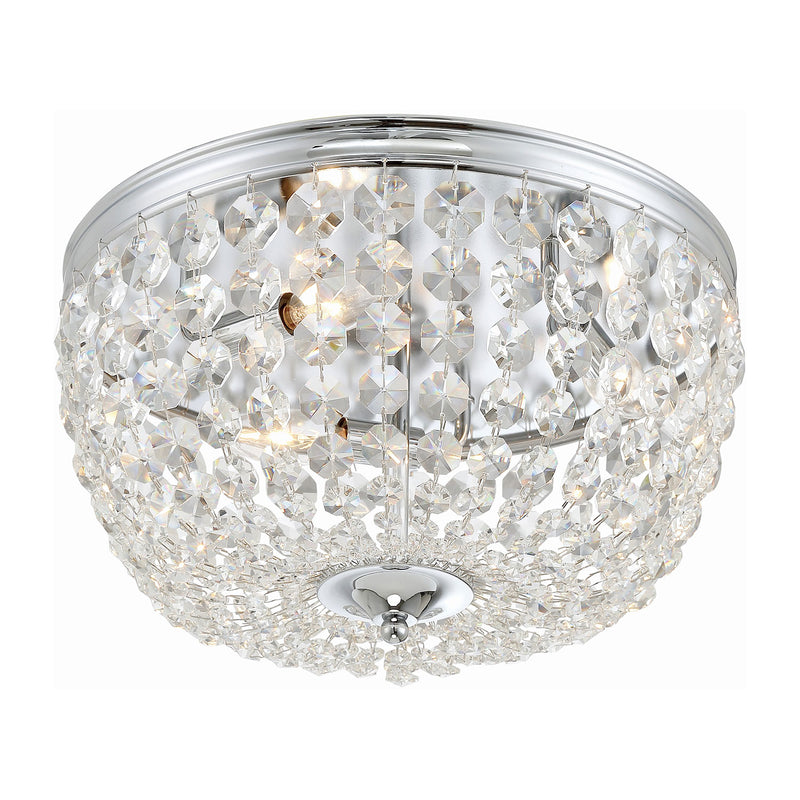 Crystorama Nola 3-Light Flush Ceiling Mount