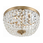 Crystorama Nola 3-Light Flush Ceiling Mount