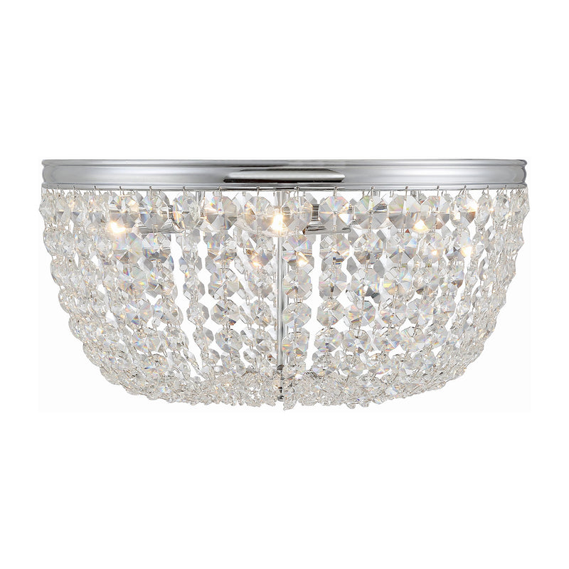 Crystorama Nola 5-Light Flush Ceiling Mount