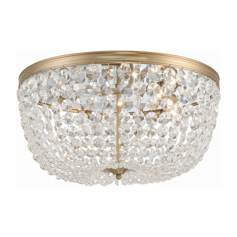 Crystorama Nola 5-Light Flush Ceiling Mount