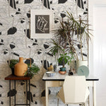 Mitchell Black x Natalie Papier Canopy Sketch Wallpaper