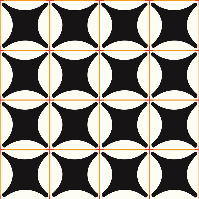 Mitchell Black x Natalie Papier Traveler Tile Wallpaper