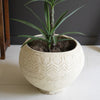 Round Paper Mache Urn