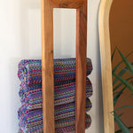 Wooden Wall Towel Rack