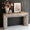 Whitewashed Console Table