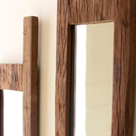 Recycled Wood Wall Mirror Set of 2