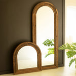 Arched Top Recycled Framed Floor Mirror