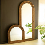 Arched Top Recycled Framed Wall Mirror