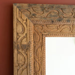 Recycled Carved Framed Floor Mirror