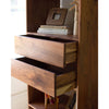 Acacia Wood Tall Bookshelf