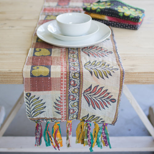 Kantha Table Runner Set of 4