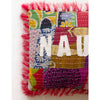 Naughty or Nice Kantha Throw Pillow