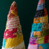 Kantha Christmas Topiary Set of 2